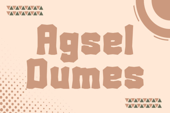 Agsel Dumes: A Bold Halloween Font for Memorable Branding