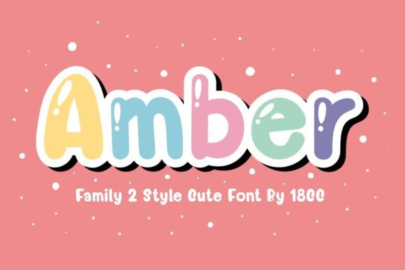 Amber: A Bright Handwritten Display Font for Playful Brand Campaigns