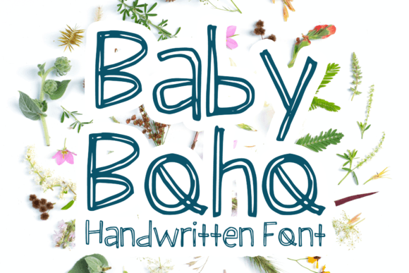 Baby Boho: A Hippie-Themed Handwritten Font for Joyful Editorial Design