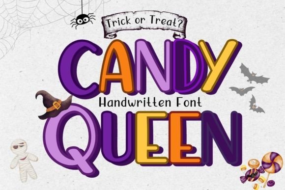 Candy Queen: A Playful Display Font That Demands Attention