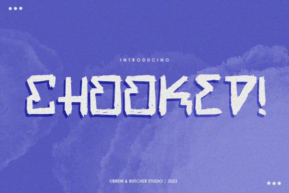 Chooked Font: A Bold Display Font for Memorable Branding
