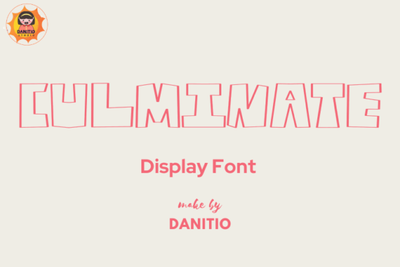 Culminate: A Timeless Display Font for Crafters