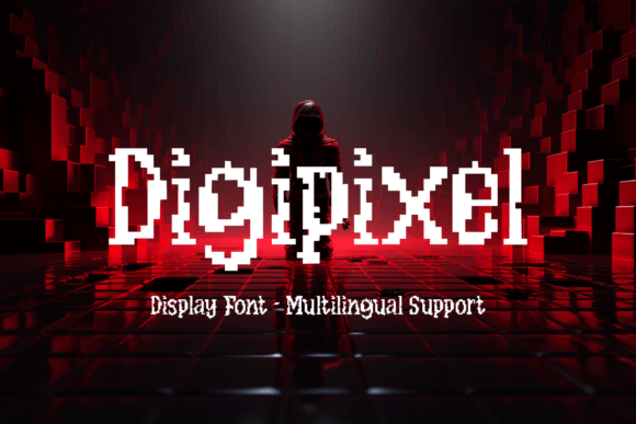 Digipixel: A Pixel Art Display Font for Bold Marketing