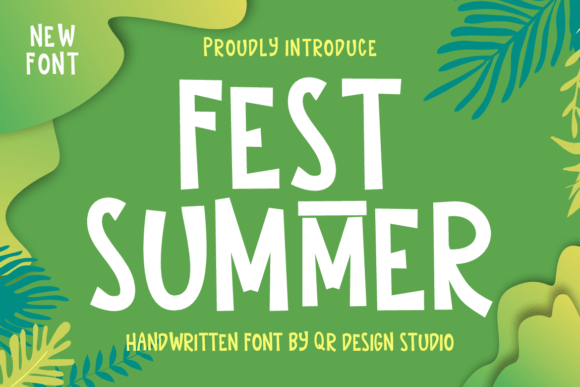 Fest Summer Display Font for Handmade Branding