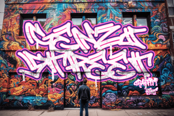 Genzi Street Font for Urban Craft Projects