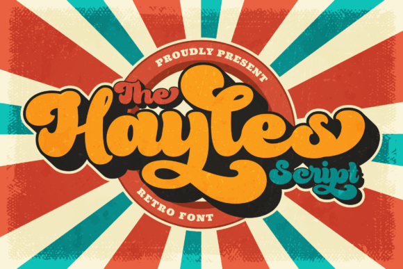 Hayles Retro Script Display Font for Editorial Branding