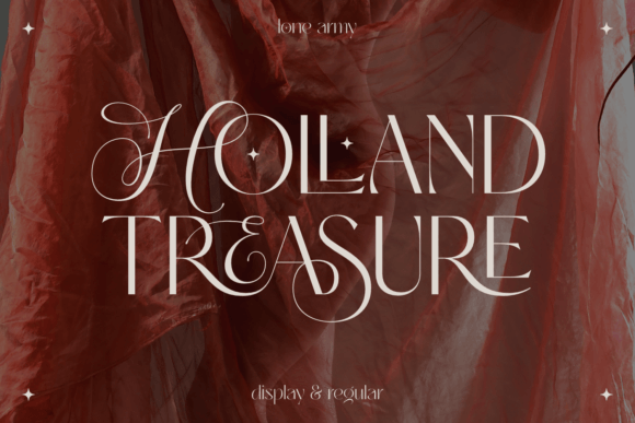 Holland Treasure: A Hybrid Display Font for Modern Design