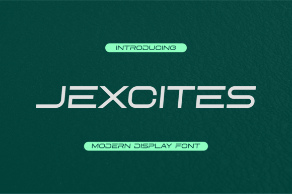 Jexcites Display Font for Bold, Whimsical Campaign Headlines