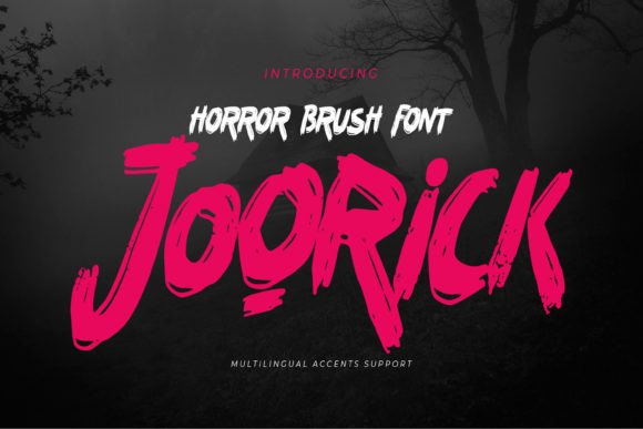 Joorick: A Bold Display Typeface with Nostalgic Charm