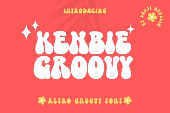 Kenbie Groovy: A Playful Font for Cheerful Editorial Design