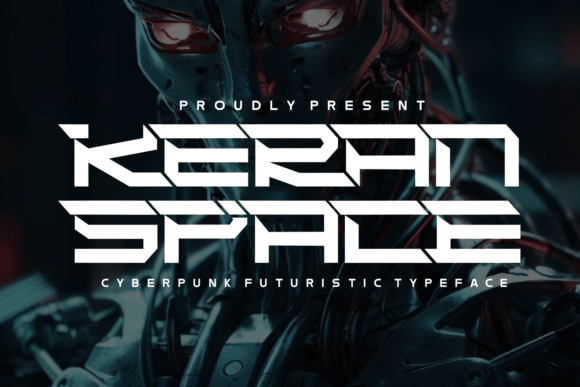 Keran Space Font for Futuristic Branding and Display Projects