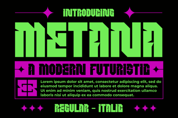 Metana: A Distinctive Display Font for Editorial Identity