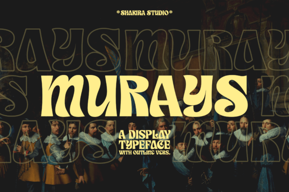 Murays: A Bold Retro Display Serif for Elegant Headlines