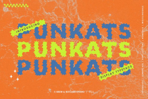 Punkats Display Font: Whimsical Charm for Campaigns