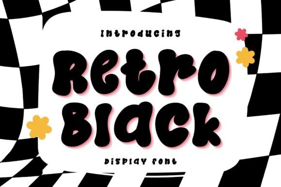 Retro Black: A Groovy Display Font for Small Business Branding