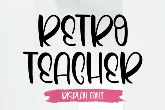 Retro Teacher: A Handwritten Font with Luxury Spark for Web Design