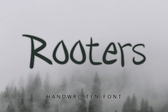 Rooters Handwritten Font for Authentic Branding