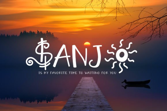 Sanjo Display Font for Handmade Creators