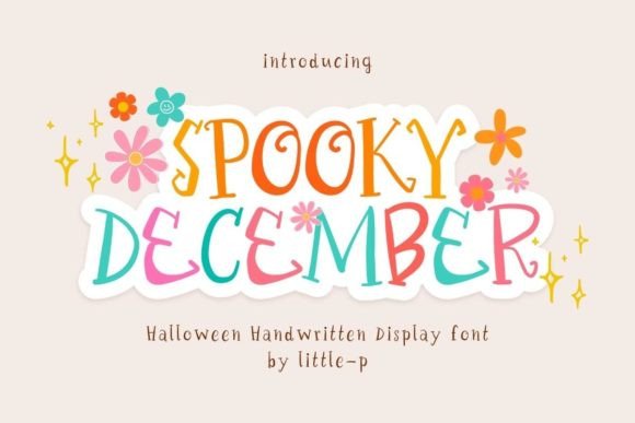 Spooky December Font for Halloween Campaigns and Creators