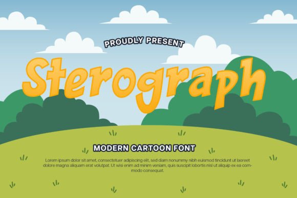 Sterograph Display Font for Memorable Campaign Typography