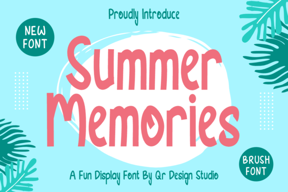 Summer Memories Display Font for Bold Branding