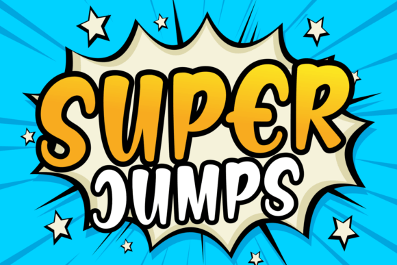 Super Jumps: A Joyful Handwritten Display Font for Brand Design