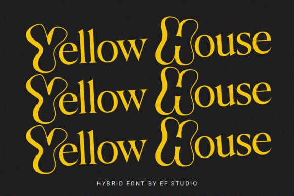 Yellow House: A Hybrid Typeface for Quirky Editorial Design
